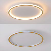 Ceiling Light with LED Round Nordic Modern Flush Mount | Aerivo