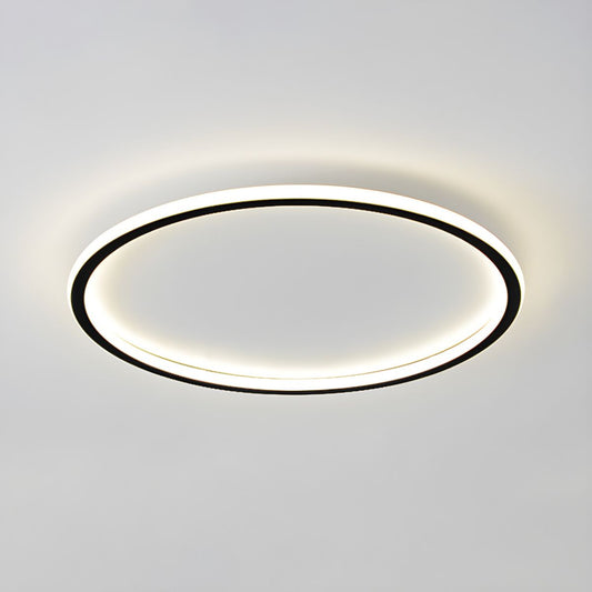 Ceiling Light with LED Round Nordic Modern Flush Mount | Aerivo