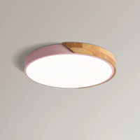 Ceiling Light with LED Scandinavian Wood Design | Norvian