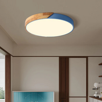 Ceiling Light with LED Scandinavian Wood Design | Norvian