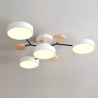 Ceiling Light with LED Semi Flush Mount Modern Living Room | Macora 