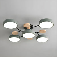 Ceiling Light with LED Semi Flush Mount Modern Living Room | Macora