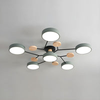 Ceiling Light with LED Semi Flush Mount Modern Living Room | Macora