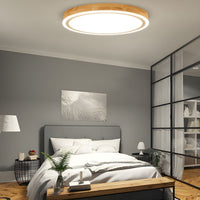 Ceiling Light with Natural Wood LED Nordic Style | Zarven