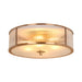 Ceiling Light with Opaline Glass Colonial Style | Fluvina