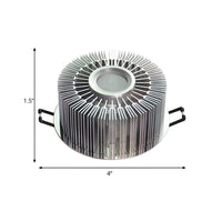 Ceiling Light with RGB LED Chrome Flush Mount | Simyra
