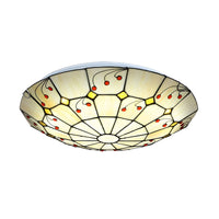 Ceiling Light with Stained Glass Tiffany Style | Beloria