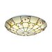 Ceiling Light with Stained Glass Tiffany Style | Beloria