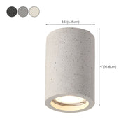 Ceiling Light with Stone Cylinder Japanese Minimalist Style | Yamori