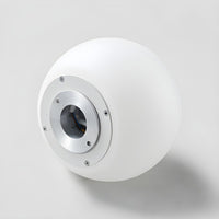 Ceiling Light with White Globe Modern Flush Mount | Lorven