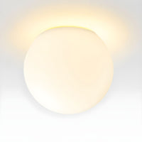 Ceiling Light with White Globe Modern Flush Mount | Lorven