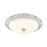 Ceiling Light with Wide Glass Modern Flush Mount | Domira