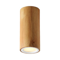 Ceiling Light with Wood Cylinder Nordic Style | Lynoro