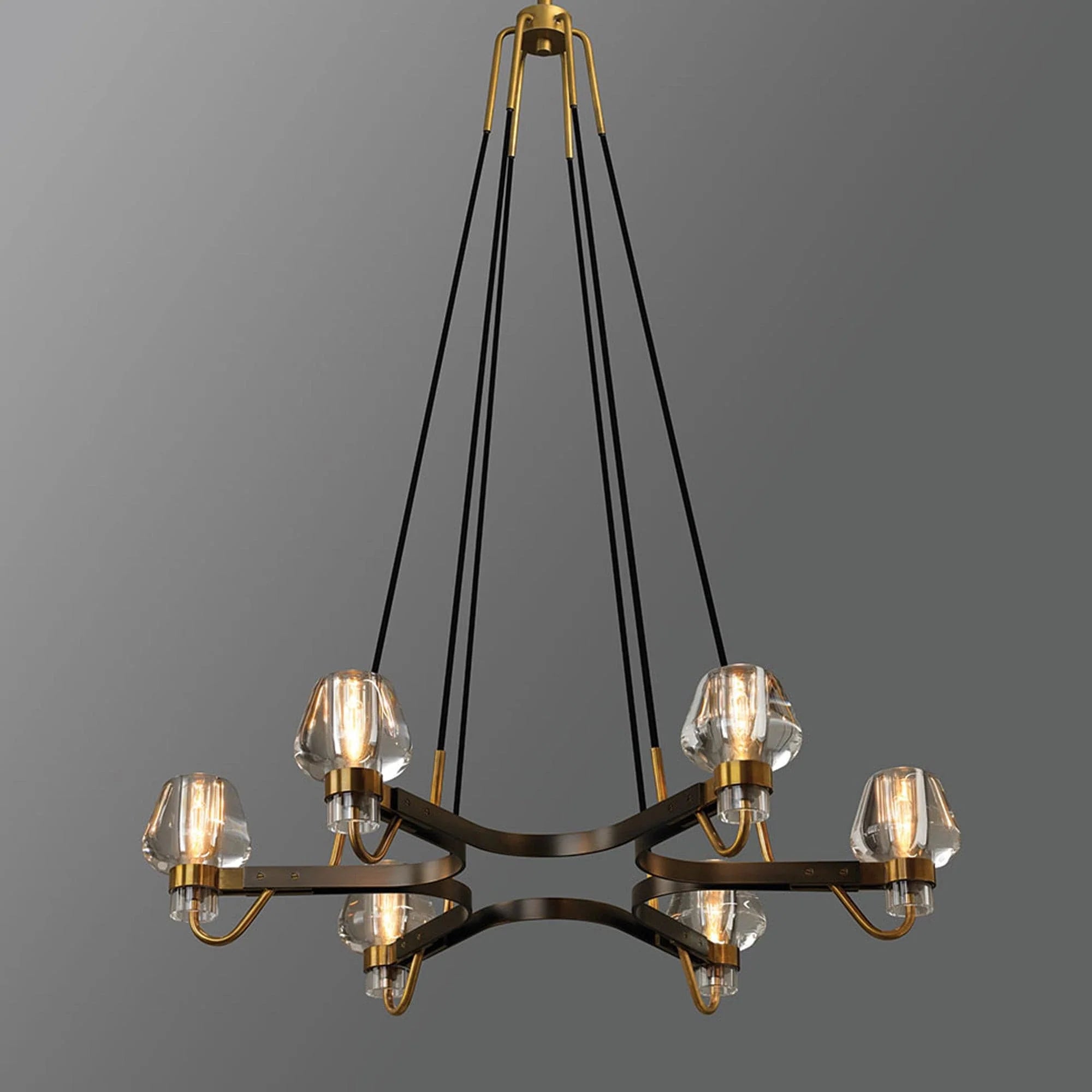 Chandelier Brass Frame for Modern Interiors | Montaro