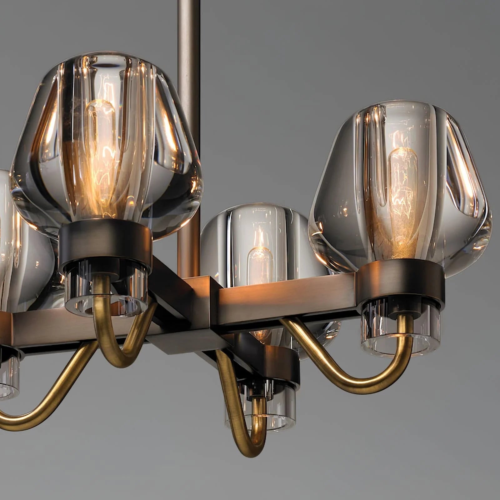 Chandelier Brass Frame for Modern Interiors | Montaro