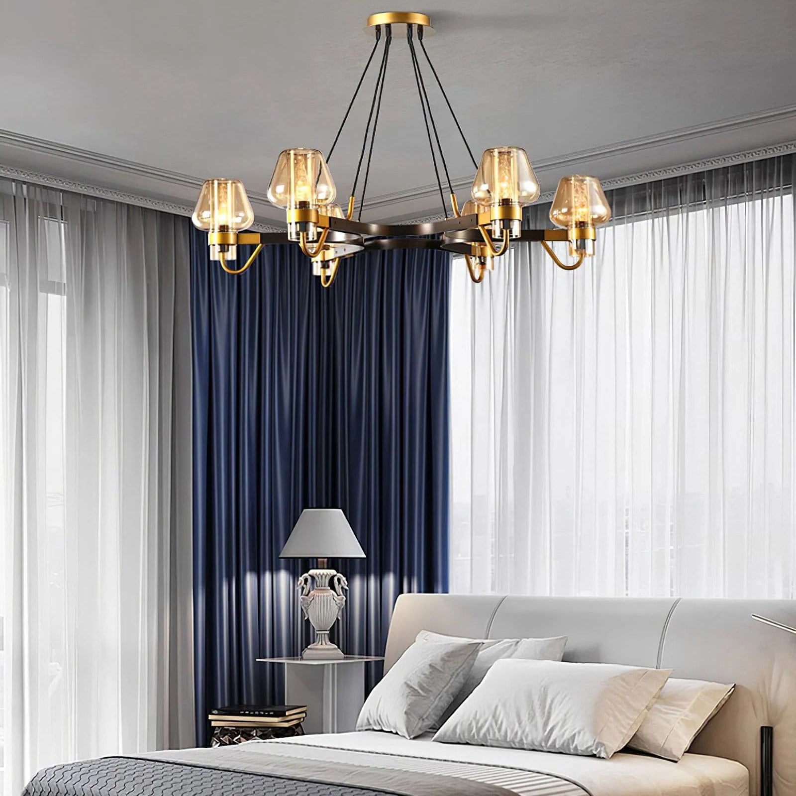 Chandelier Brass Frame for Modern Interiors | Montaro