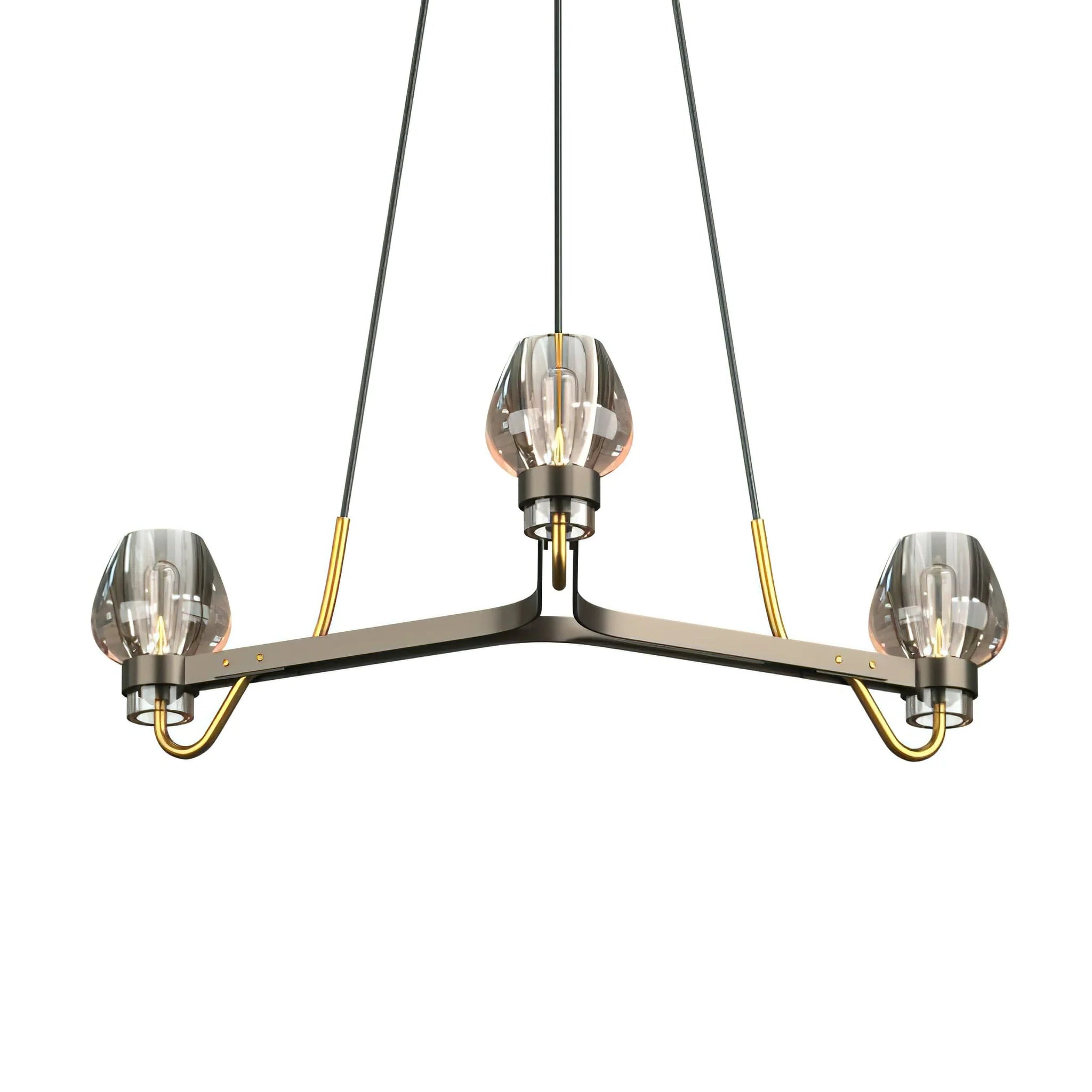 Chandelier Brass Frame for Modern Interiors | Montaro