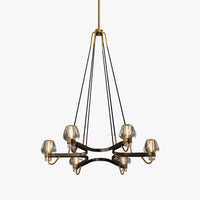 Chandelier Brass Frame for Modern Interiors | Montaro
