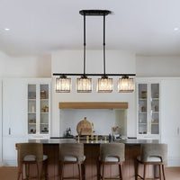 Chandelier Glass Multi-Head Modern Dining Light | Jorica