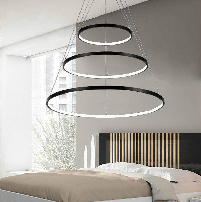 Chandelier LED Rings in Modern Design | Narexa
