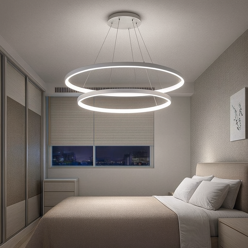 Chandelier LED Rings in Modern Design | Narexa