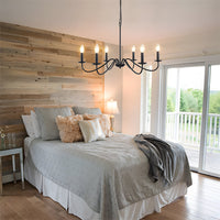 Chandelier Modern Iron Adjustable Height | Zinora