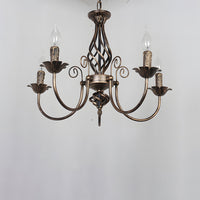 Chandelier Vintage Bronze Iron Dining Pendant | Curvani