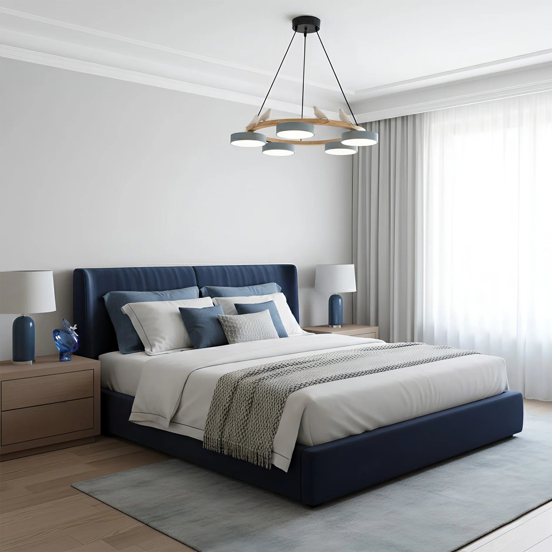 Chandelier Wood Frame in Modern Style | Sienaro