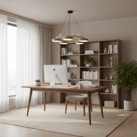Chandelier Wood Frame in Modern Style | Sienaro