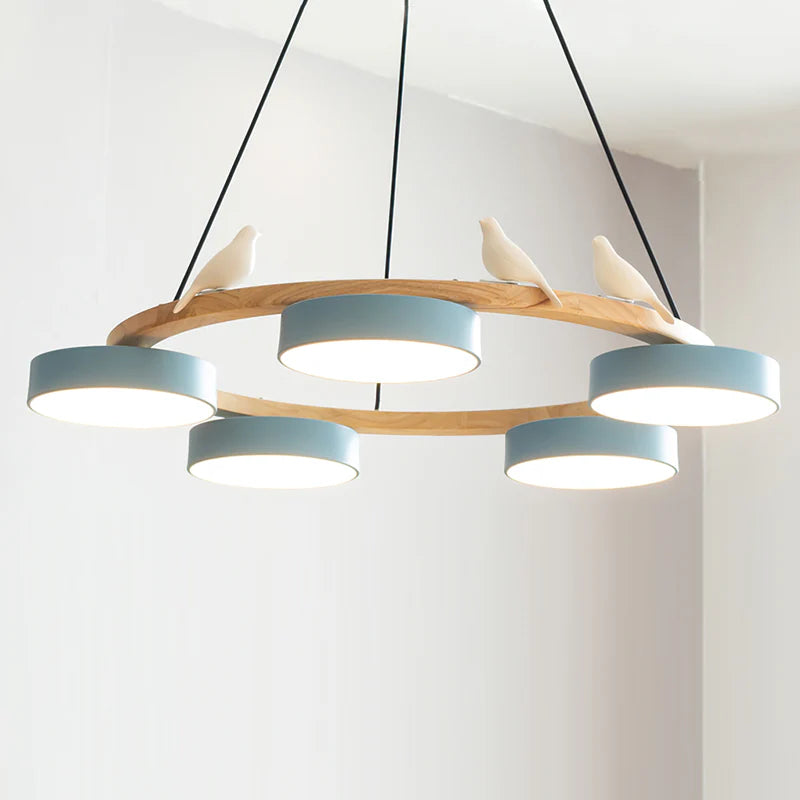 Chandelier Wood Frame in Modern Style | Sienaro