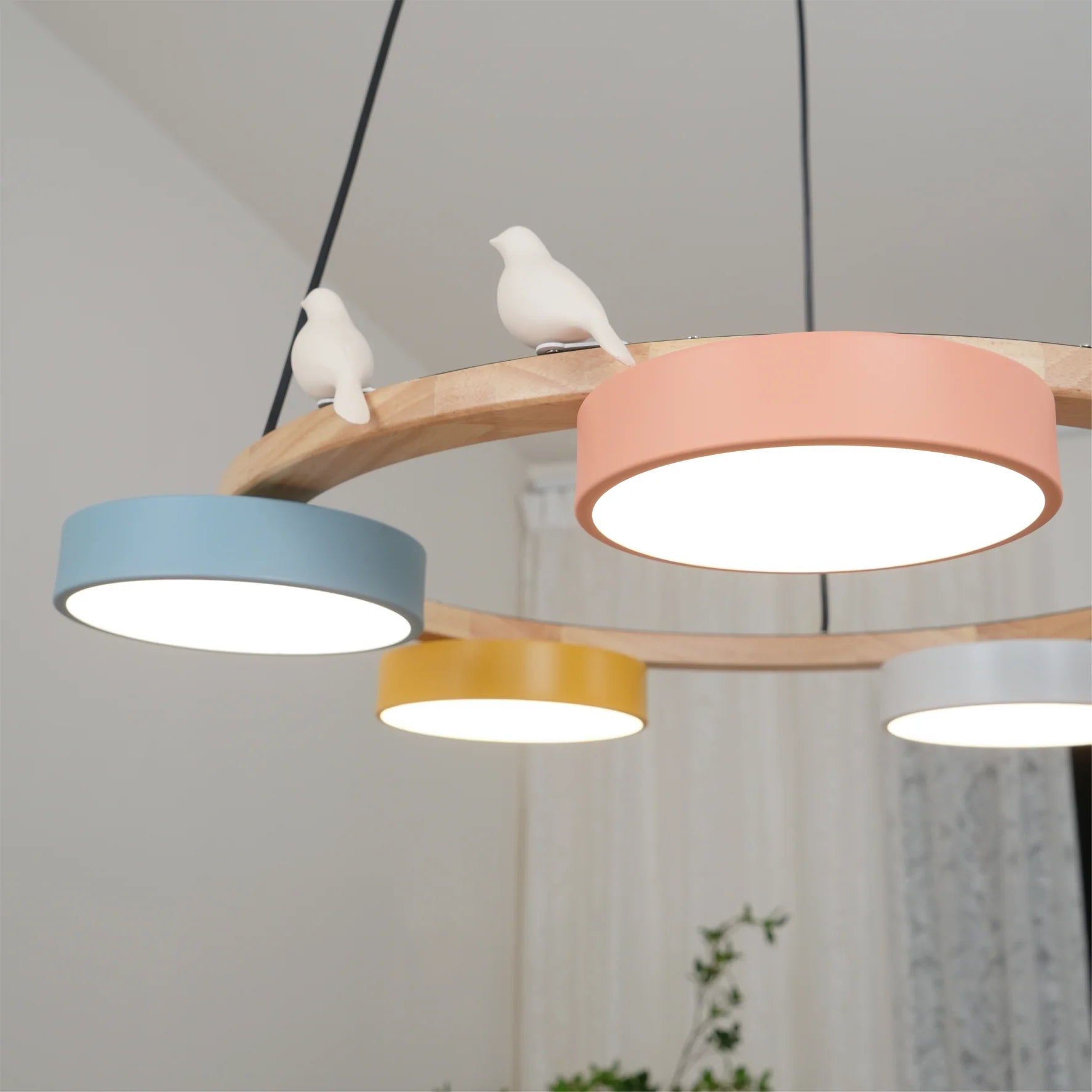 Chandelier Wood Frame in Modern Style | Sienaro