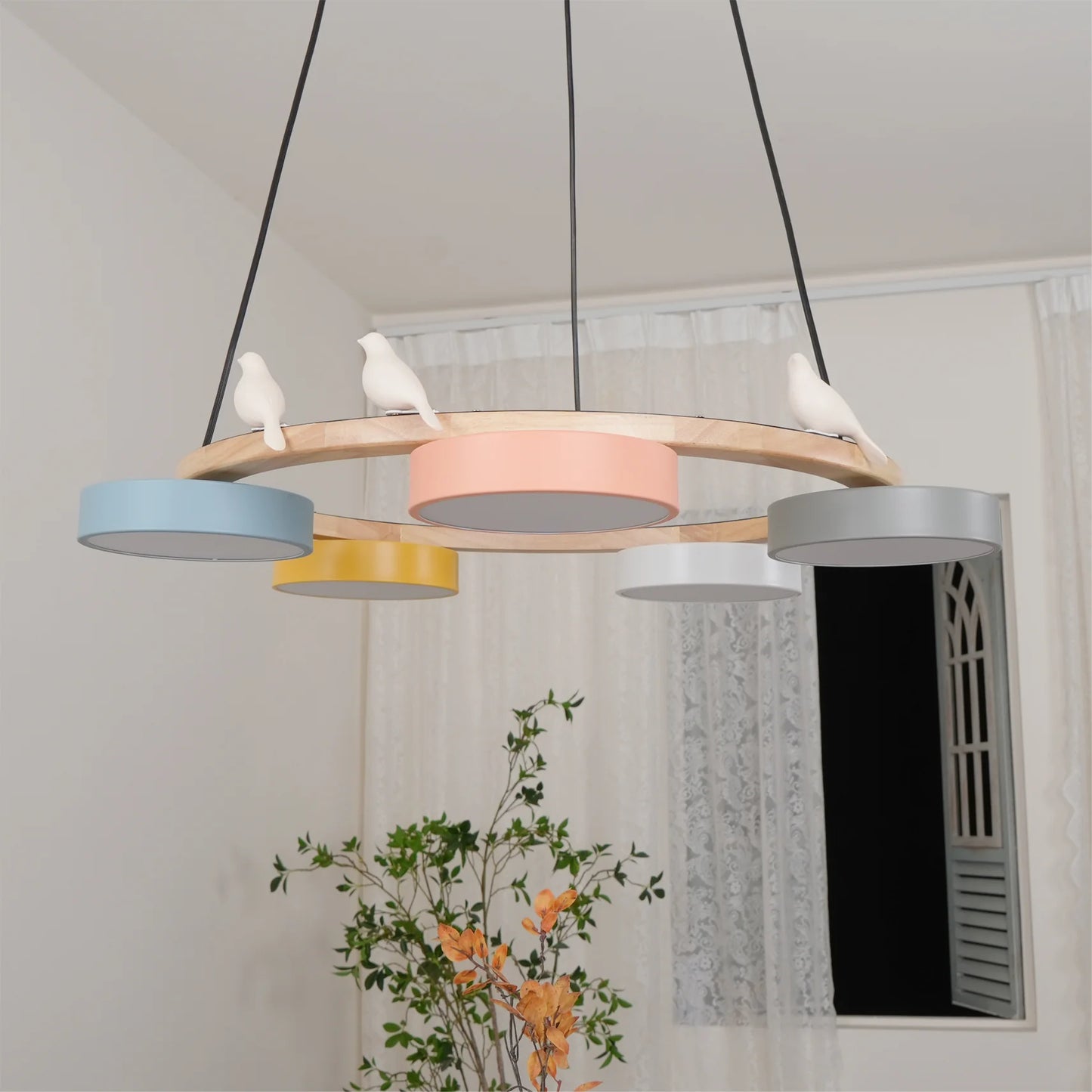 Chandelier Wood Frame in Modern Style | Sienaro