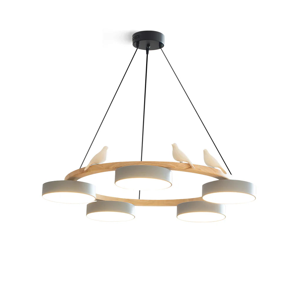 Chandelier Wood Frame in Modern Style | Sienaro