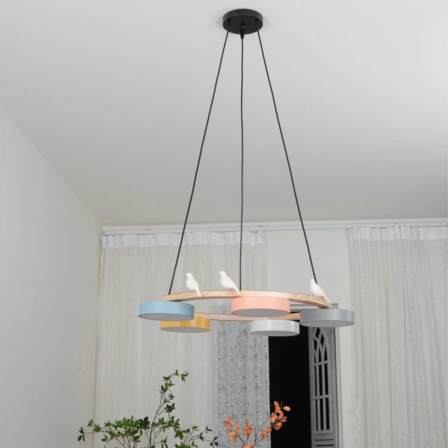 Chandelier Wood Frame in Modern Style | Sienaro