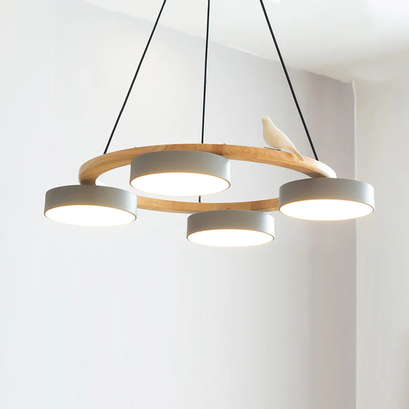 Chandelier Wood Frame in Modern Style | Sienaro