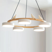 Chandelier Wood Frame in Modern Style | Sienaro