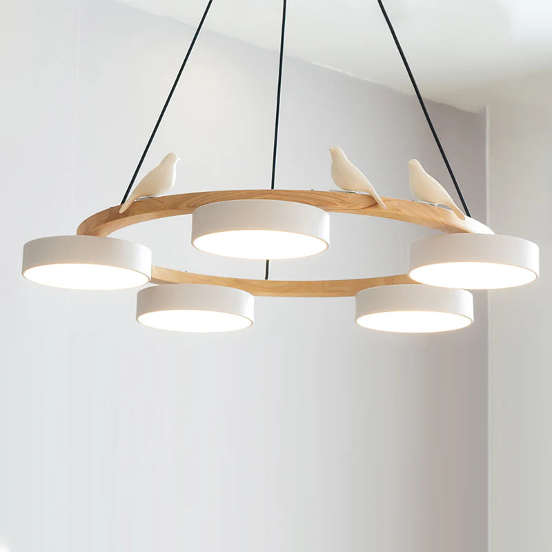 Chandelier Wood Frame in Modern Style | Sienaro