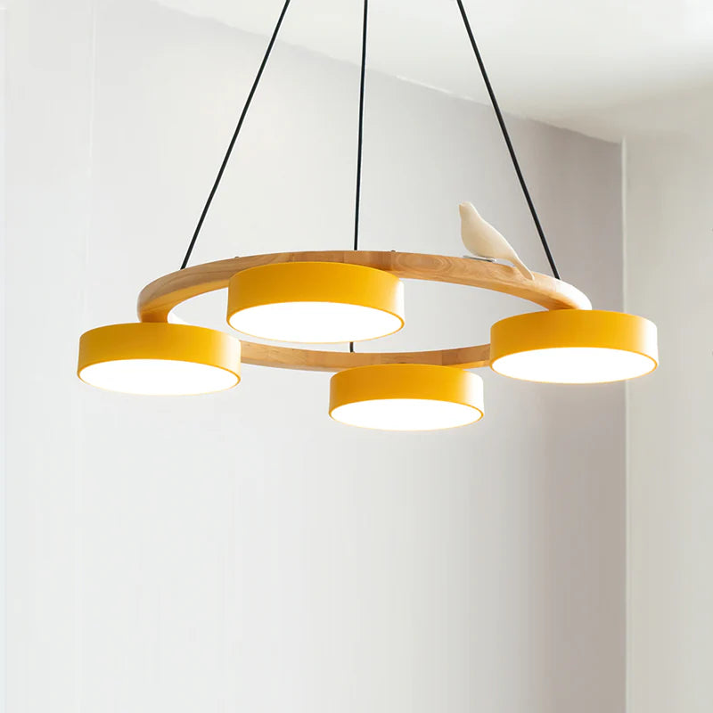 Chandelier Wood Frame in Modern Style | Sienaro