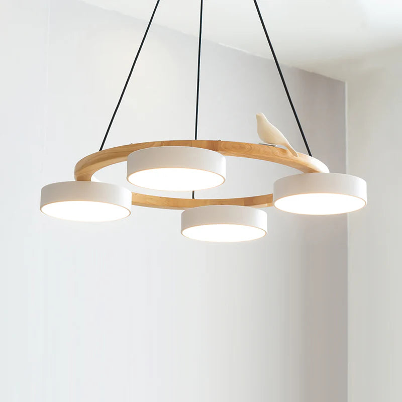 Chandelier Wood Frame in Modern Style | Sienaro