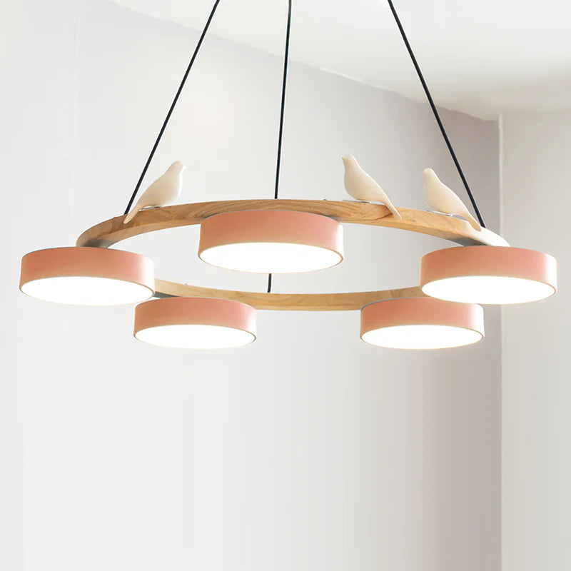 Chandelier Wood Frame in Modern Style | Sienaro