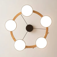Chandelier Wood Frame in Modern Style | Sienaro