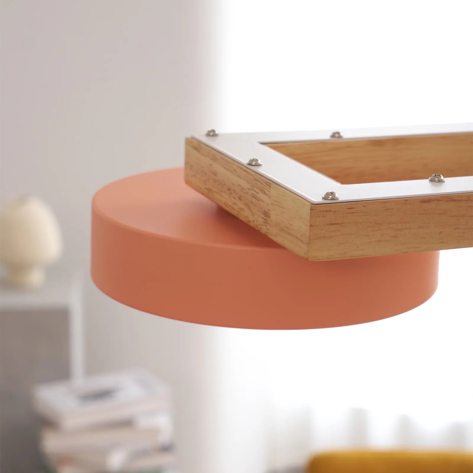 Chandelier Wooden Frame Modern Style | Sienlor