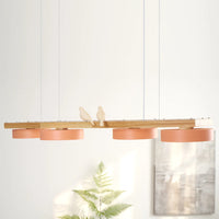 Chandelier Wooden Frame Modern Style | Sienlor