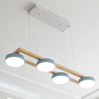 Chandelier Wooden Frame Modern Style | Sienlor