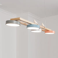 Chandelier Wooden Frame Modern Style | Sienlor