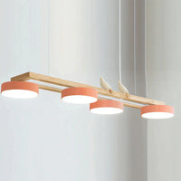 Chandelier Wooden Frame Modern Style | Sienlor