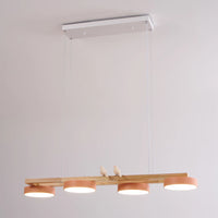 Chandelier Wooden Frame Modern Style | Sienlor