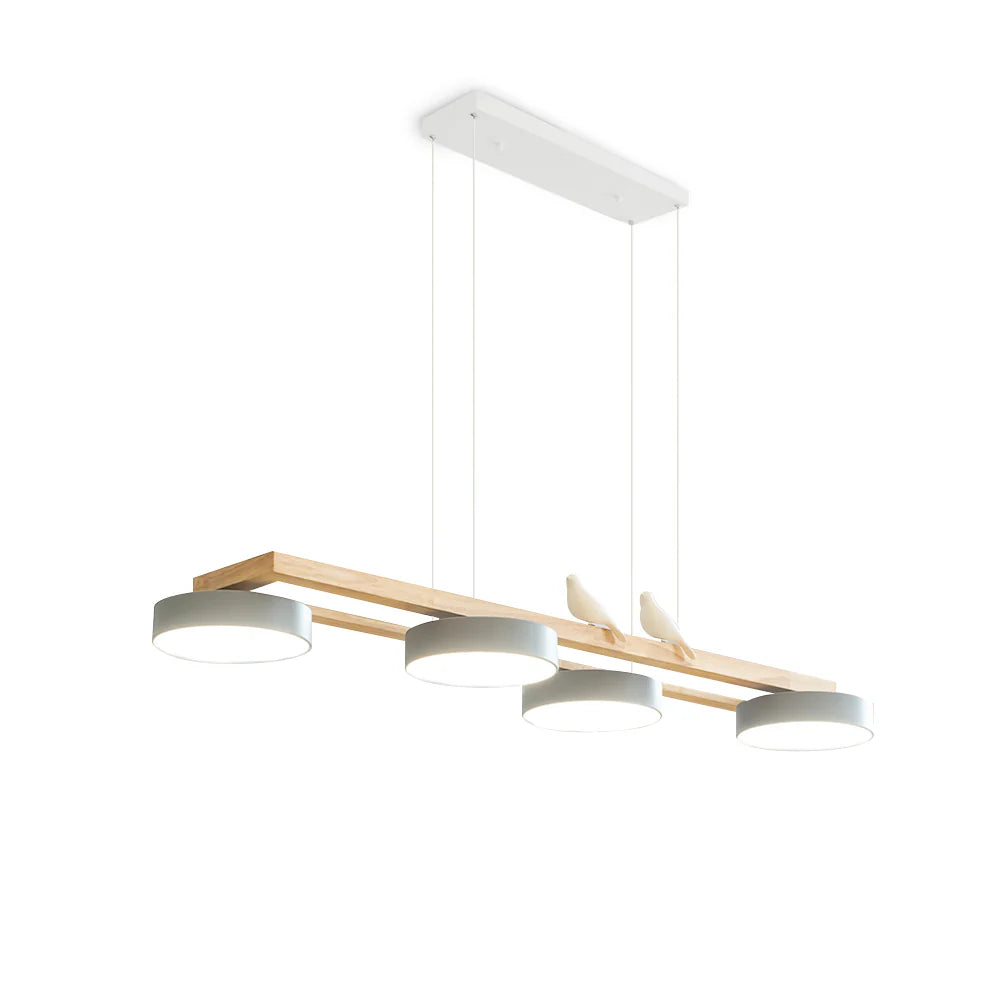 Chandelier Wooden Frame Modern Style | Sienlor