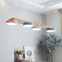 Chandelier Wooden Frame Modern Style | Sienlor