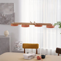 Chandelier Wooden Frame Modern Style | Sienlor